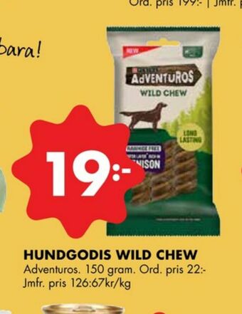 ÖoB Purina adventuros hundsnacks erbjuda