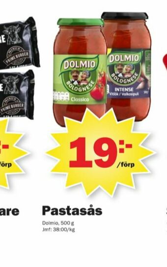 Pekås Dolmio pastasås erbjuda