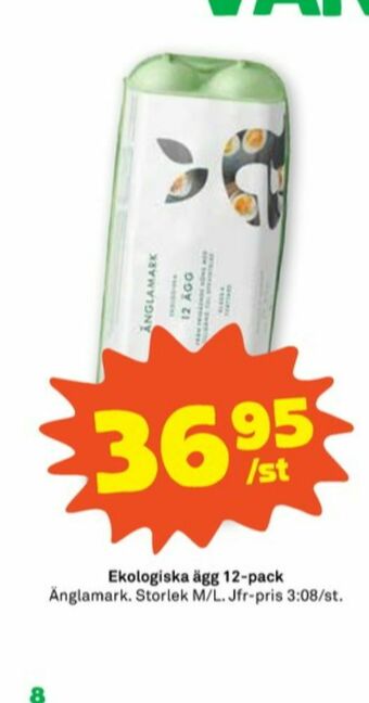 Stora Coop Änglamark ägg erbjuda
