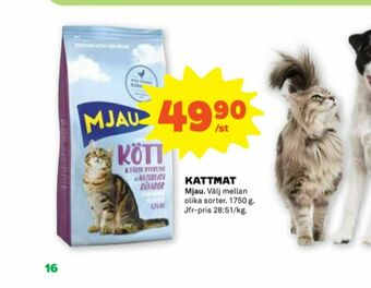 Stora Coop Mjau kattmat erbjuda