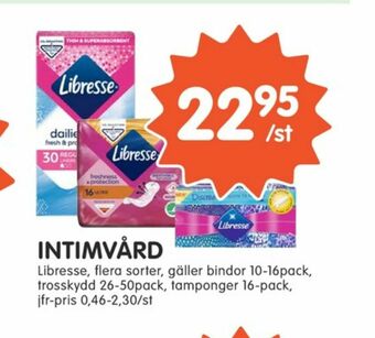 Libresse bindor