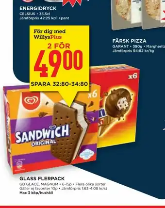 Gb sandwich glassnacks
