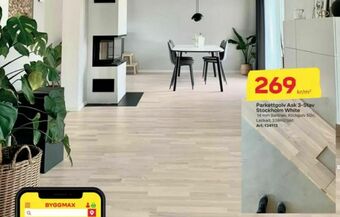 Byggmax Barlinek parkettgolv erbjuda