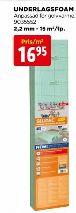 Selitac ps golvunderlag