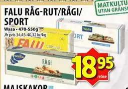 Matvärlden Tensta FALU RÅG-RUT/RÅGI/ SPORT erbjuda
