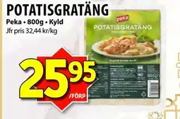 Matvärlden Tensta POTATISGRATÄNG erbjuda