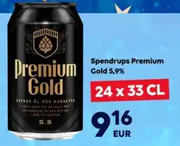 Border Shop Spendrups Premium Gold 5,9%, EUR 9.16 erbjuda