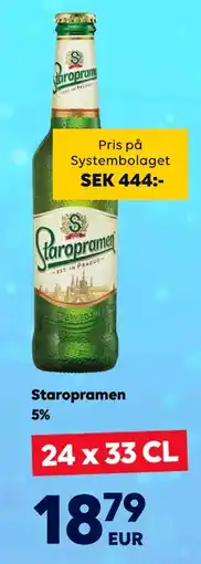 Border Shop Staropramen 5%, EUR 18.79 erbjuda