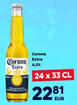 Border Shop Corona Extra 4,5%, EUR 22.81 erbjuda