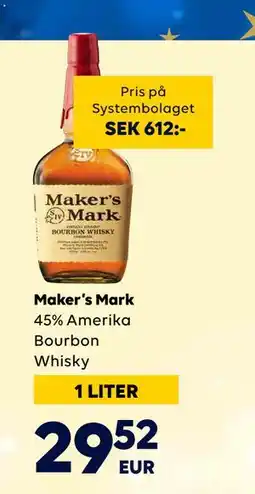 Border Shop Maker’s Mark, EUR 29.52 erbjuda