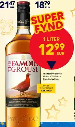 Border Shop The Famous Grouse, EUR 12.99 erbjuda