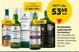 Border Shop Bruichladdich, Laphroaig eller The Glenlivet, EUR 53.68 erbjuda