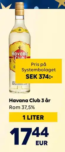 Border Shop Havana Club 3 år, EUR 17.44 erbjuda