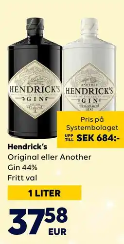 Border Shop Hendrick’s, EUR 37.58 erbjuda