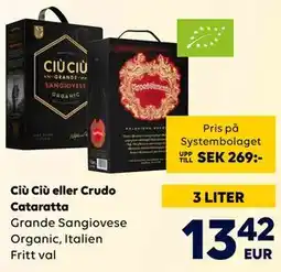 Border Shop Ciù Ciù eller Crudo Cataratta, EUR 13.42 erbjuda