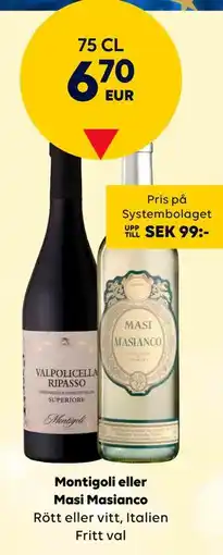 Border Shop Montigoli eller Masi Masianco, EUR 6.7 erbjuda