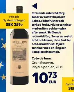 Border Shop Coto de Imaz, EUR 10.73 erbjuda