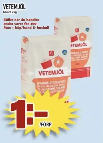 Vetemjöl