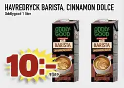 Prisma Mat Oddlygood havredryck barista cinnamon dolce erbjuda
