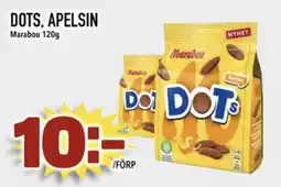 Prisma Mat Marabou dots apelsin erbjuda