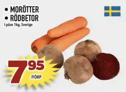 Prisma Mat Morötter rödbetor erbjuda