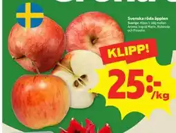 Stora Coop Svenska röda äpplen erbjuda