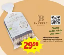 Stora Coop Ekologisk Maltlimpa erbjuda