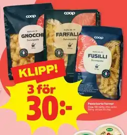 Stora Coop Pasta korta former erbjuda