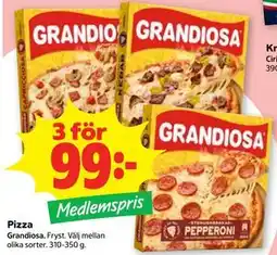 Stora Coop Pizza, Medlemspris erbjuda