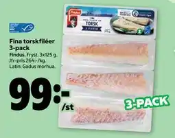 Stora Coop Fina torskfiléer 3-pack erbjuda
