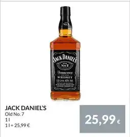 Nielsen Discount JACK DANIEL’S, EUR 25.99 erbjuda