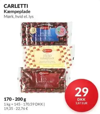 Carletti Kæmpeplade