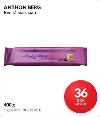 Anthon Berg ren rå marcipan