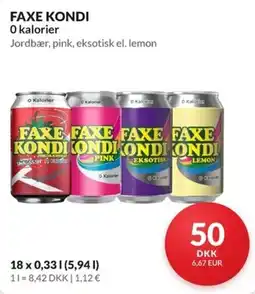Nielsen Discount Faxe Kondi 0 kalorier erbjuda