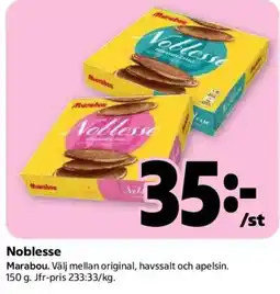Coop Marabou Noblesse erbjuda
