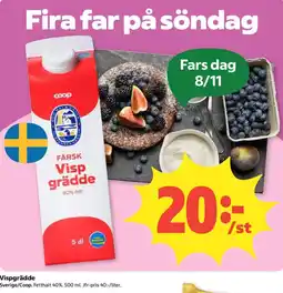 Coop Coop Vispgrädde erbjuda