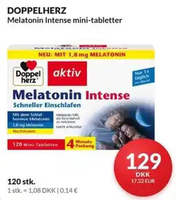 Nielsen Discount Doppelherz Melatonin Intense mini-tabletter erbjuda