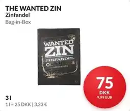 Nielsen Discount The Wanted Zin Zinfandel erbjuda