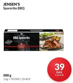 Nielsen Discount Jensen's spareribs bbq erbjuda