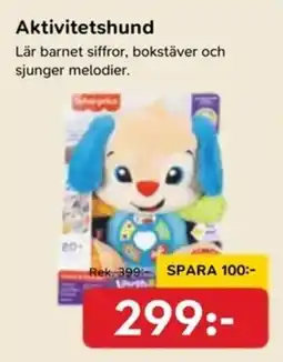Bo Ohlsson Fisher-price aktivitetshund erbjuda