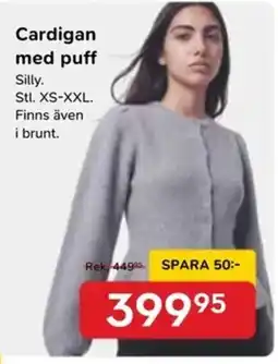 Bo Ohlsson Silly cardigan med puff erbjuda