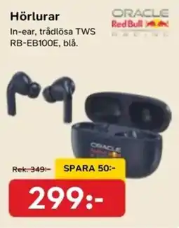 Bo Ohlsson Oracle in-ear, trådlösa TWS RB-EB100E, blå erbjuda