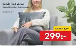 Bo Ohlsson alpina kudde med värme erbjuda