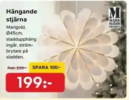 Bo Ohlsson Markslöjd hängande stjärna erbjuda