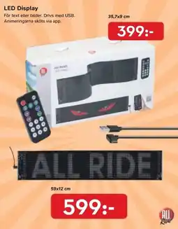 Bo Ohlsson All led display erbjuda