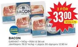 Willys Garant bacon erbjuda