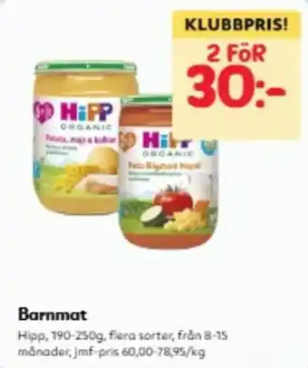 Hipp barnmat