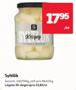Hemköp Garant syltlök erbjuda