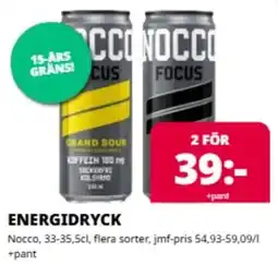 Tempo Nocco energidryck erbjuda