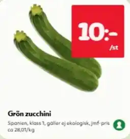 Hemköp Grön zucchini erbjuda